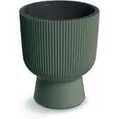 Prosperplast Milly Bloempot met Inzet op Poothoogte 30.5cm - Groen