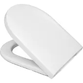 Hamberger Sanitary Haro toiletzitting, Tube SoftClose Premium, inbouwscharnieren. RVS C4302G, kleur: alpinwit