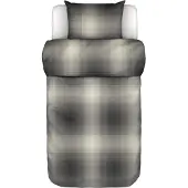 Marc O'Polo Dekbedovertrek Phia Black Flanel-140 x 200 / 220 cm | 1-Persoons
