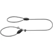 Hunter Sliplijn Freestyle Nylon Rond Grijs - Hondenriem - 170x0.8 cm