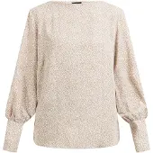 Dreimaster Klassik Blouse lichtbeige / natuurwit