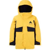 Burton - Kinder ski jassen - Kids Ascutney 2L Jacket Goldenrod True Black voor Unisex - Kindermaat 14-16 jaar - Geel