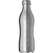 Dowabo thermosfles dubbelwandig Pure Steel - 750 ml - Zilver