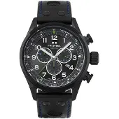 Tw steel Horloge, Staal SVS306 Horloge, FIA Speciale uitgave Petter Solberg, 48mm Volante Zwitsers uurwerk, Chrono,, Zwart, (Chronograaf)