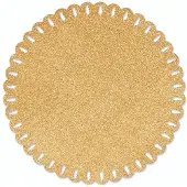 Unique living | placemat xmas | rond | polyester | | Ø38cm