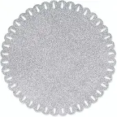 Unique living | placemat xmas | rond | polyester | | Ø38cm