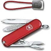 Victorinox Classic SD zakmes+lanyard - Style Icon/rood-7 functies