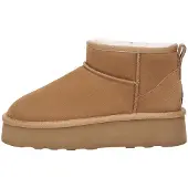 EVER AU Boots 'Heron' kastanjebruin