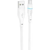 Foneng X101 USB-C Kabel 1.2M Wit - 3A Snel Opladen