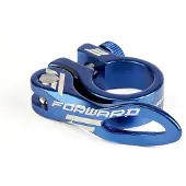 Forward AM Quick Release Zadelklem Blauw || Maat: 25.4