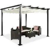 Garden Point Vrijstaande terraspergola Tenerife 3 x 3m crème