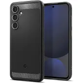 Spigen Rugged Armor Backcover voor de Samsung Galaxy S24 FE - Matte Black