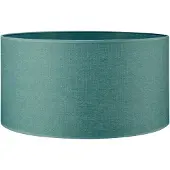 Home Sweet Home Lampenkap Canvas - Turkoois - cilinder - 50/50/25cm - van stof - Moderne stoffen Lampenkap voor E27 lamphouder - RoHS getest - voor hanglamp, en vloerlamp