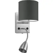 Home Sweet Home Wandlamp - Read, LED Leeslamp, E27, antraciet 16cm