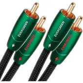 AudioQuest Evergreen 3 m RCA kabel Zwart en groen