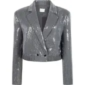Aaiko Dames Blazers Mille Sequins Pes 356 - Grijs - Maat S