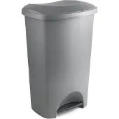 Addis Pedaalemmer - Prullenbak - Afvalbak - 50 liter – Voetpedaal - Antraciet