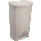 Addis Pedaalemmer - Prullenbak - Afvalbak - 50 liter - Taupe
