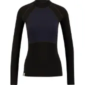Ulvang Peak Map Crew, thermoshirt, dame, zwart/donkerblauw