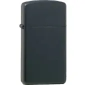 Zippo Aansteker - Zwart - Mat - Slim