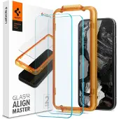 Spigen AlignMaster Full Cover Screenprotector 2 Pack voor de Google Pixel 8a