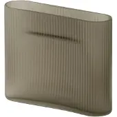 Muuto Ridge vaas bevroren glas 16,5 cm Taupe