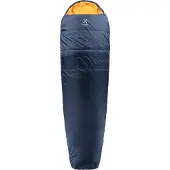 Haglöfs - Tarius Lite +8 - Synthetische slaapzak 190 cm, blauw/ tangerine