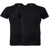 Campri Basic Thermo T-shirt Heren (2-pack) Zwart S