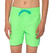 Protest zwemshort CULTURE JR neon groen Jongens Polyamide Effen - maat 140