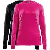 Craft Ondershirt Women Core 2-Pack Baselayer Tops W Black-Fame-XL