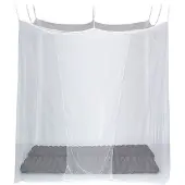 Abbey Klamboe - 2 persoons - Boxmodel - Wit - 200 x 200 cm