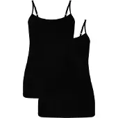 Bamboo Basics Vera Spaghetti Top Dames Zwart XL