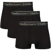 Bamboo Basics Liam Trunk Boxershorts Heren (3-pack) Zwart L