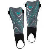 Erima X-Plate Duo Scheenbeschermers Grijs - Blauw - Wit XS