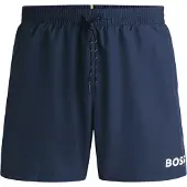 BOSS Zwemshorts 'Starfish' marine / wit