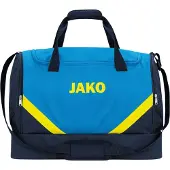 Jako Iconic Sporttas M Blauw - Geel - Donkerblauw