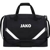 Jako Iconic (Junior) Sporttas Met Bodemvak - Zwart | Maat: UNI