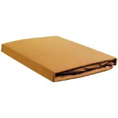 Ambiante Katoen - Hoeslaken - 80x200 - Oker