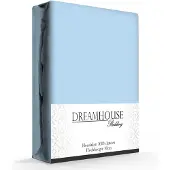Dreamhouse Hoeslaken - katoen - blauw - 140x200 cm
