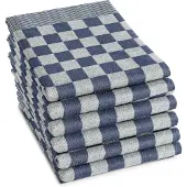 DDDDD Theedoek Barbeque Blue (6 stuks)