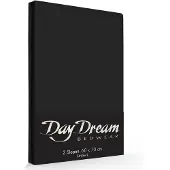 Day dream 2 Stuks Kussenslopen Day Dream Zwart (katoen)