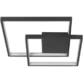 Highlight Design Plafondlamp Piazza Zwart 42 X 41cm