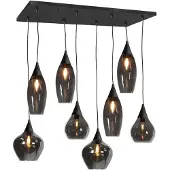 Highlight Hanglamp Cambio 8-lichts Zwart