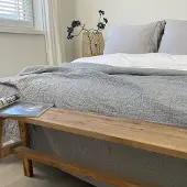 Town & Country Sprei Denver Silver Grey Katoen-260 x 260 cm