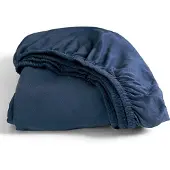 Cinderella Hoeslaken Navy (Jersey)-80/90 x 210/220 cm
