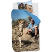 Freek Vonk Safari Survival dekbedovertrek - Eenpersoons - 140x200 - Zand