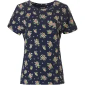 Pastunette Blauw pyjamashirt roosjes | Maat M