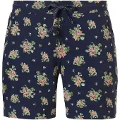 Pastunette Blauwe pyjamashort roosjes | Maat S