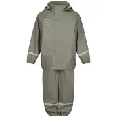 Color Kids Regenkleidung m. Träger - PU - Vetiver - - 1 Jahr (80) - Regenkleidung