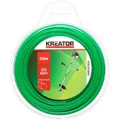 Kreator KRTGTH3050 trimmerdraad – zeshoekig – 50 m lengte – 3mm diameter